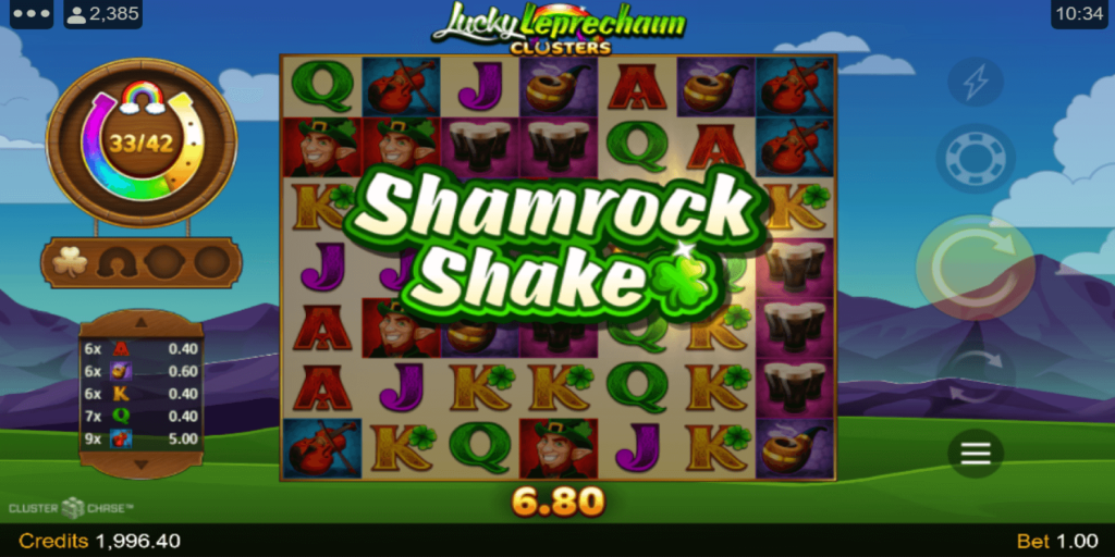 Lucky Leprechaun Clusters App